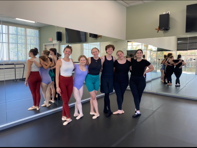 Students in Concordia's ballet classes are thrilled to be equipped with proper mirrors and flooring in their new classroom.